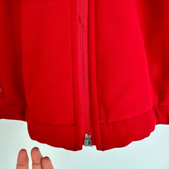 Calvin Klein Thermal Softshell Hoodie Jacket Performance Women's Size M Red - Picture 4 of 7